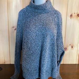 LEO & NICOLE - Zaryn Cotton Blend Poncho Pullover